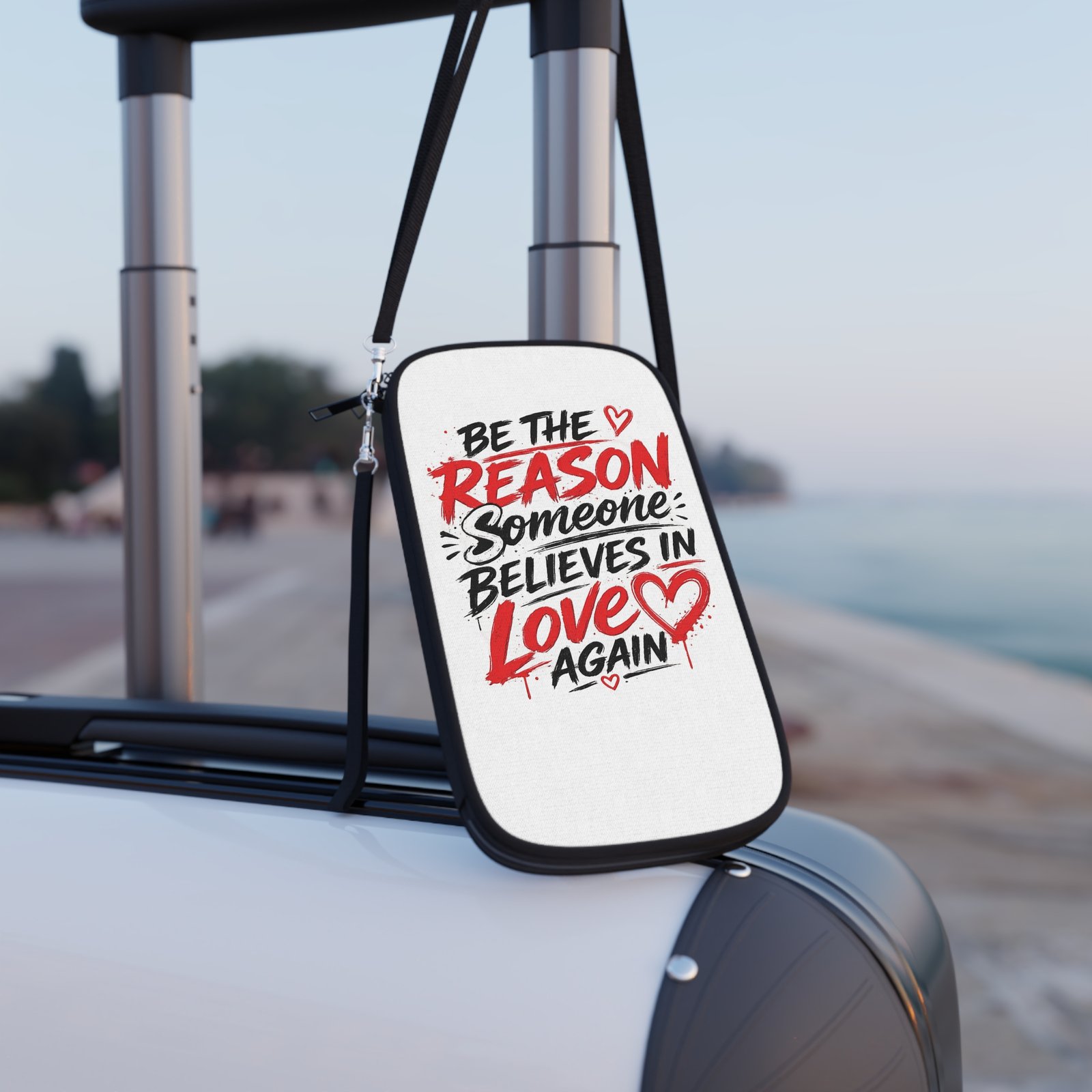 Passport Wallet — "Be the Reason Someone Believes in Love Again" Travel Document Holder - Image 6