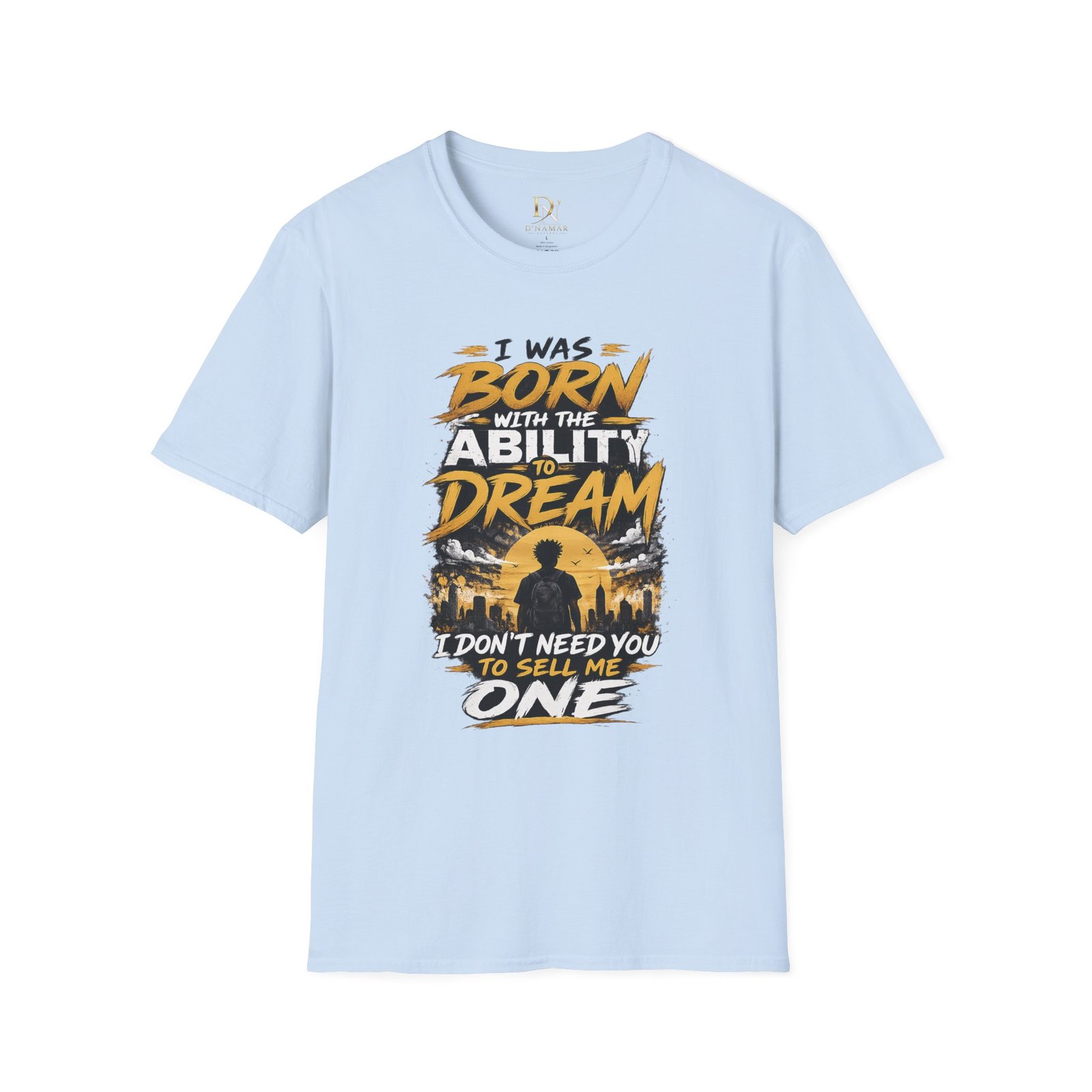 Monogram D'NAMAR Graphic T-Shirt | Minimal Brand Emblem Tee - Image 35