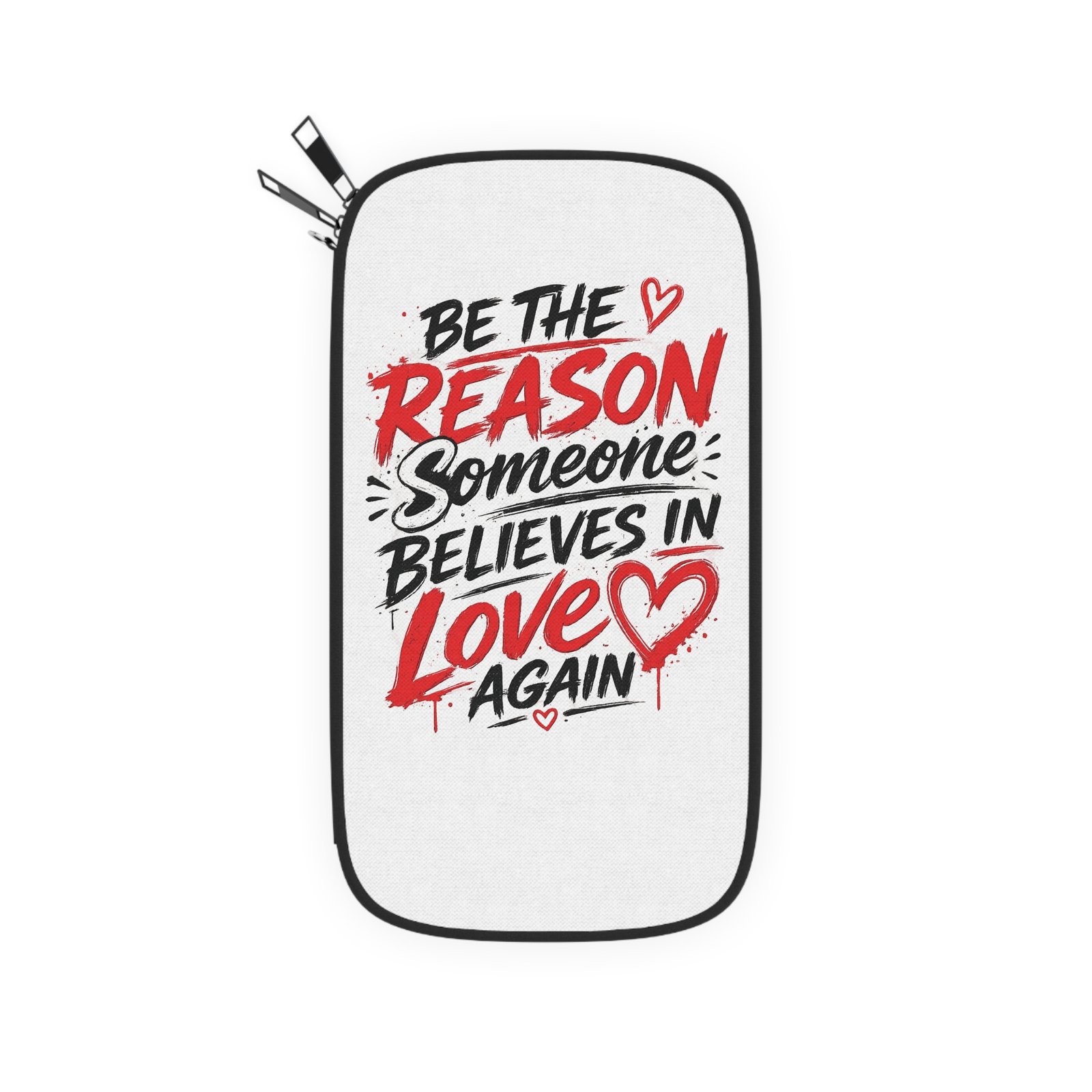 Passport Wallet — "Be the Reason Someone Believes in Love Again" Travel Document Holder - Image 3