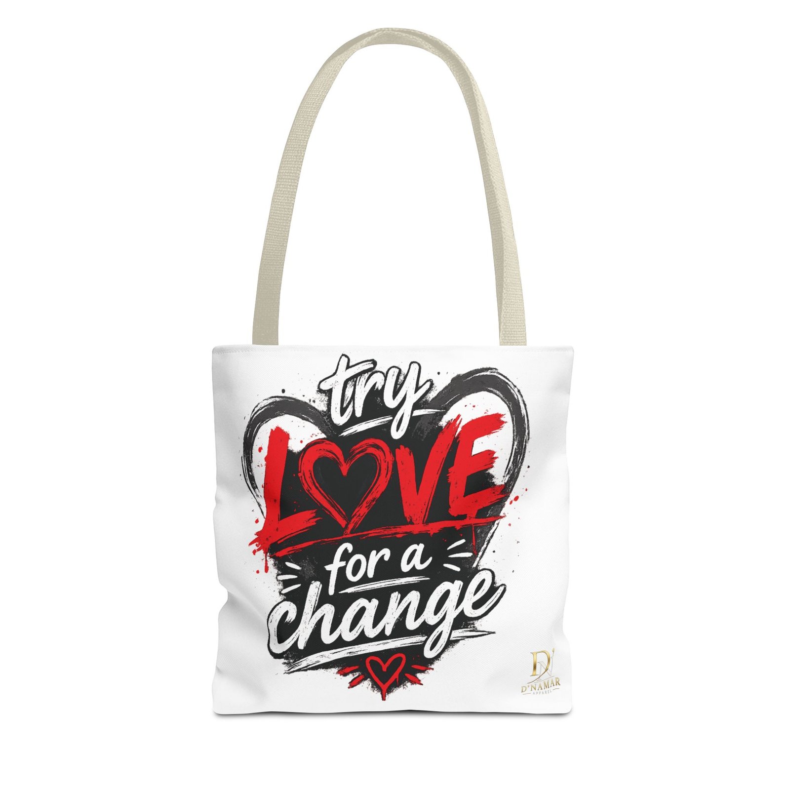Try Love for a Change Tote Bag — Inspirational 'Be the Reason Someone Believes in Love Again' Canvas Tote - Image 13