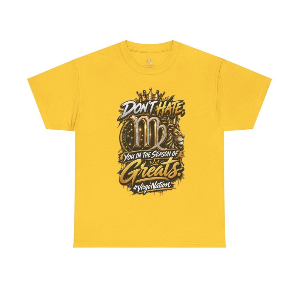 Don't Hate Me Crown T‑Shirt — "Don't Hate You in the Season of Greats" Motivational Tee