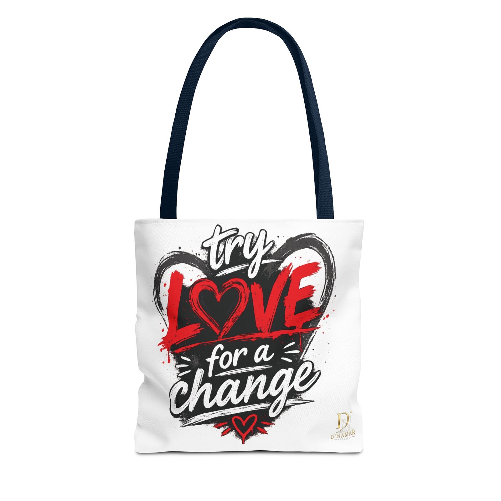 Try Love for a Change Tote Bag — Inspirational 'Be the Reason Someone Believes in Love Again' Canvas Tote - Image 17
